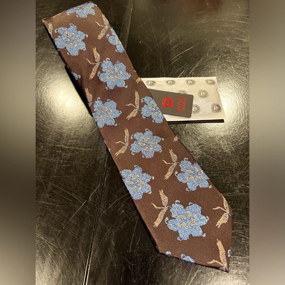 IMANI UOMO LUXURY BOW KNOT TIE WITH HANDKERCHIEF